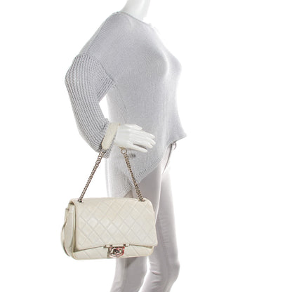 Chanel Lambskin Quilted Jumbo Icons Flap White 2 of 7