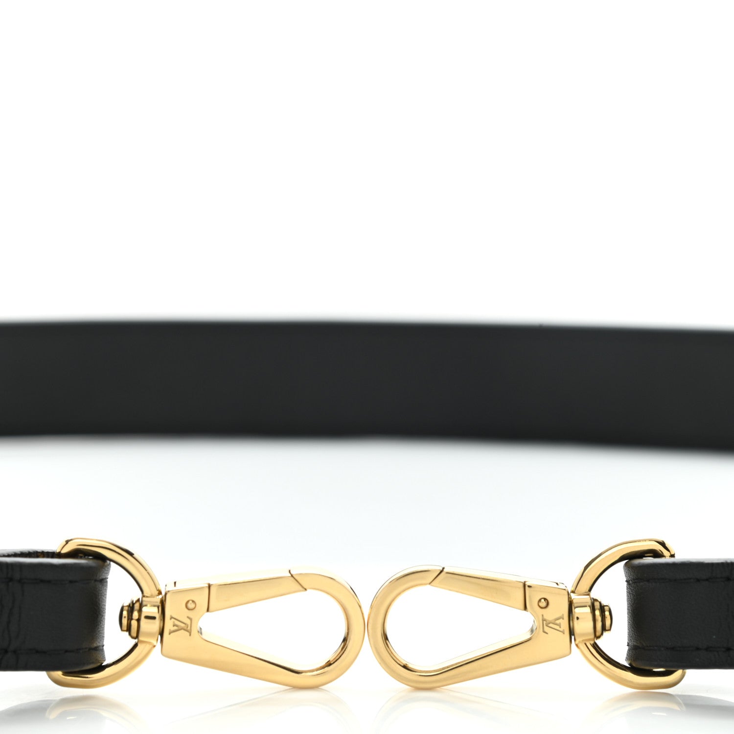 Louis Vuitton Monogram Bandouliere Shoulder Strap XL Black 3 of 5