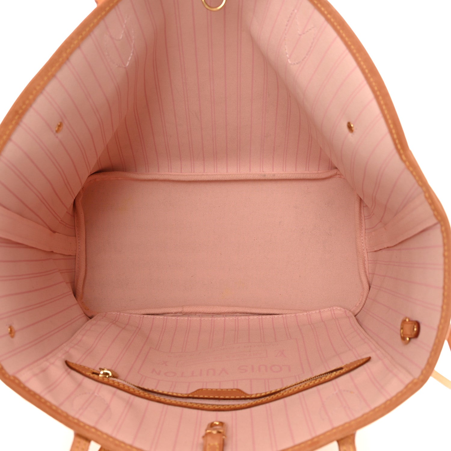 Louis Vuitton Damier Azur Neo Neverfull MM Rose Ballerine 5 of 17