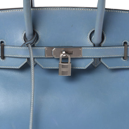 Hermes Box Birkin 35 Blue Jean 19 of 26