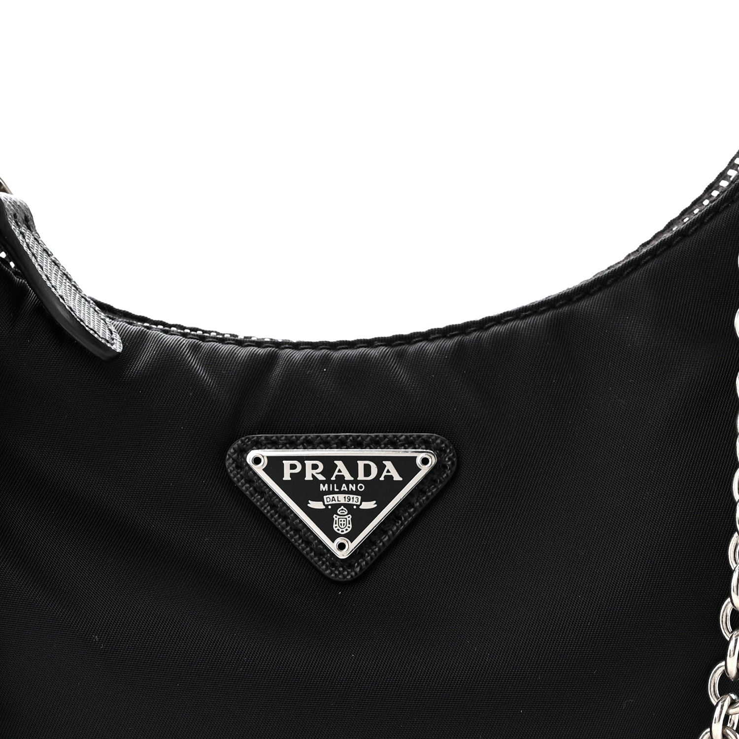 Prada Nylon Re-Edition 2005 Shoulder Bag Black 9 of 11