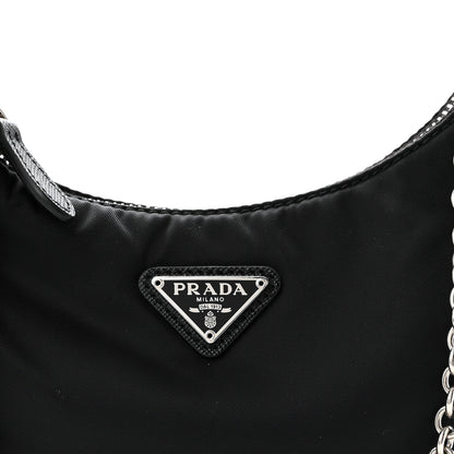 Prada Nylon Re-Edition 2005 Shoulder Bag Black 9 of 11