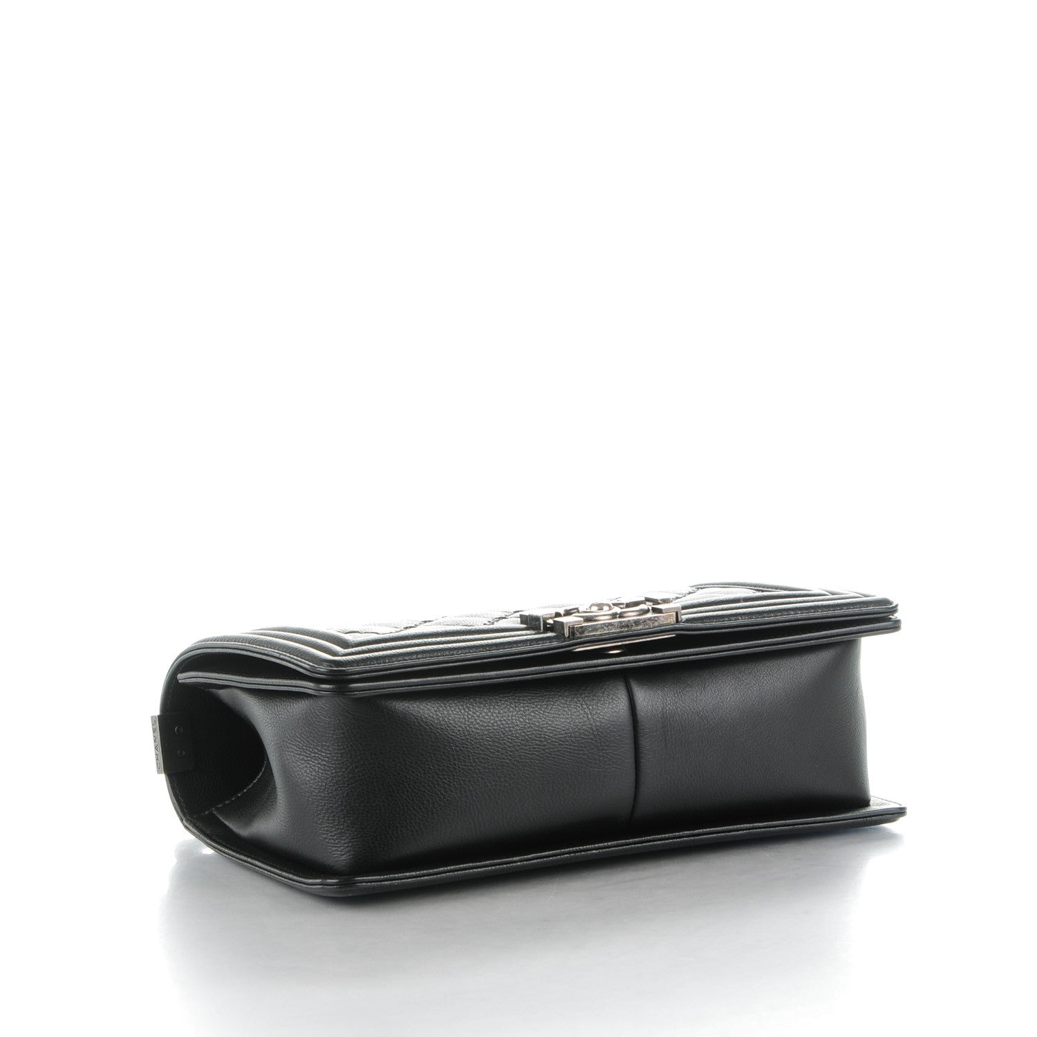 Chanel Calfskin Double Stitch Medium Boy Flap Black 4 of 8