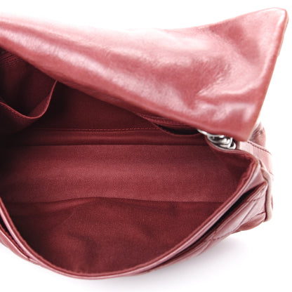 Chanel Lambskin Quilted Medium Icons Secret Label Flap Red 4 of 14