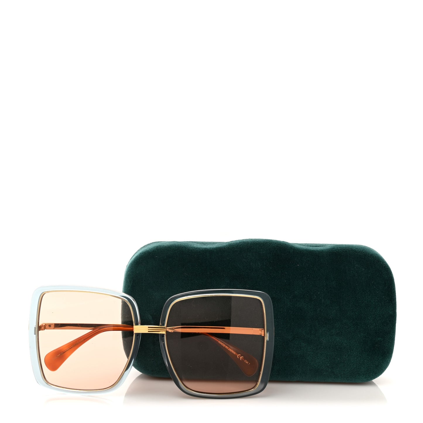 Metal Oversized Sunglasses GG0903S Blue