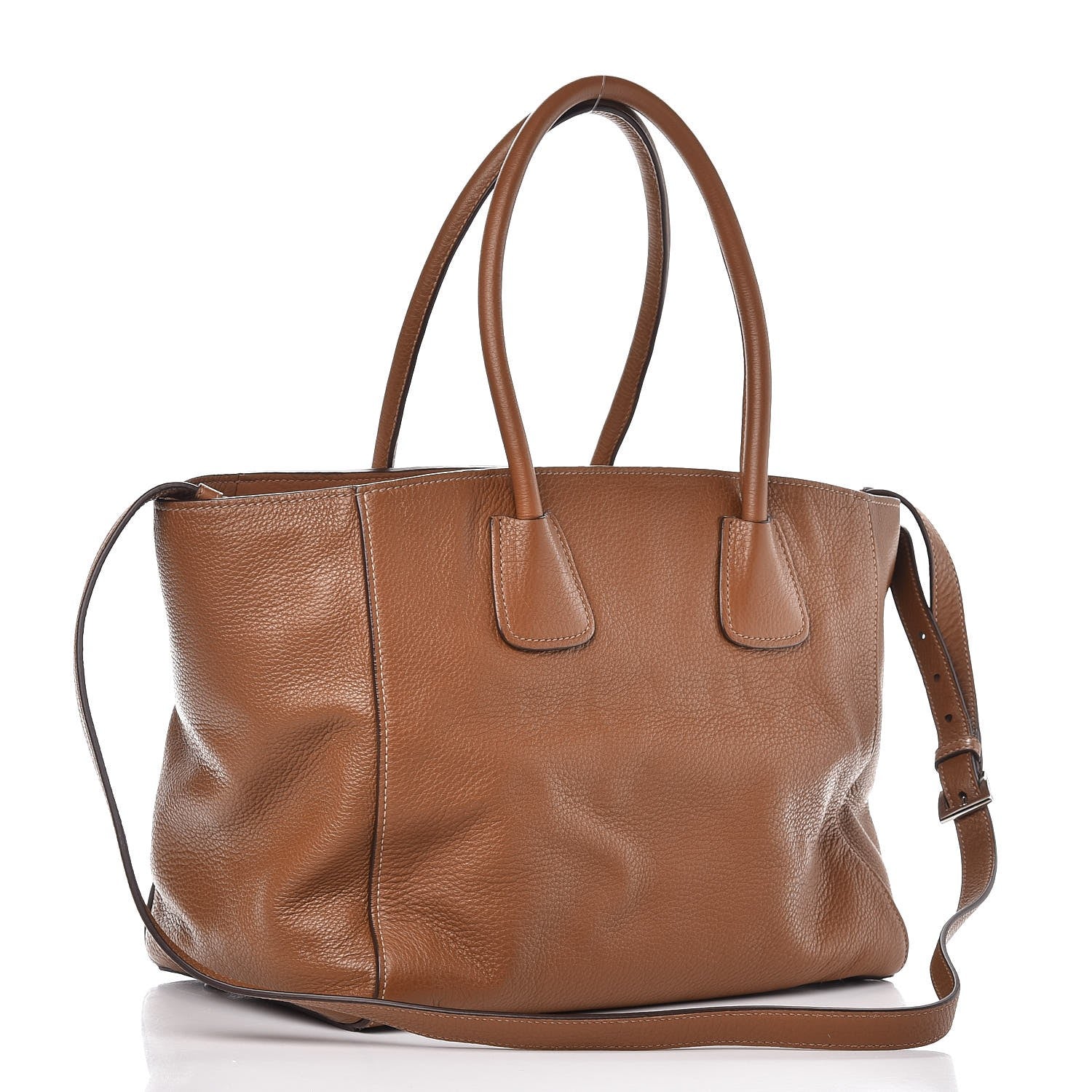 Prada Vitello Daino Shopping Tote Cannella 4 of 9