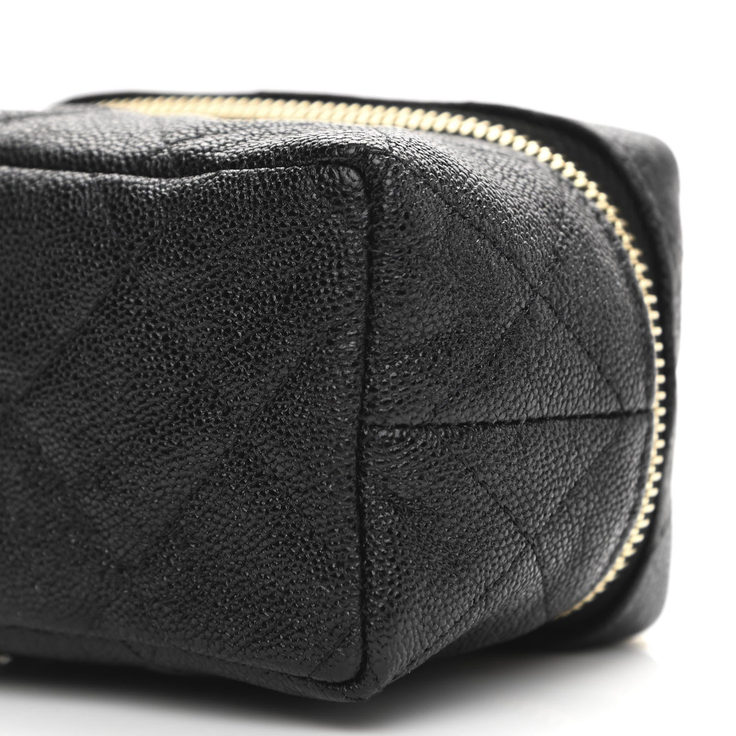 Chanel Caviar Quilted Mini Top Handle Vanity With Chain Black 9 of 9
