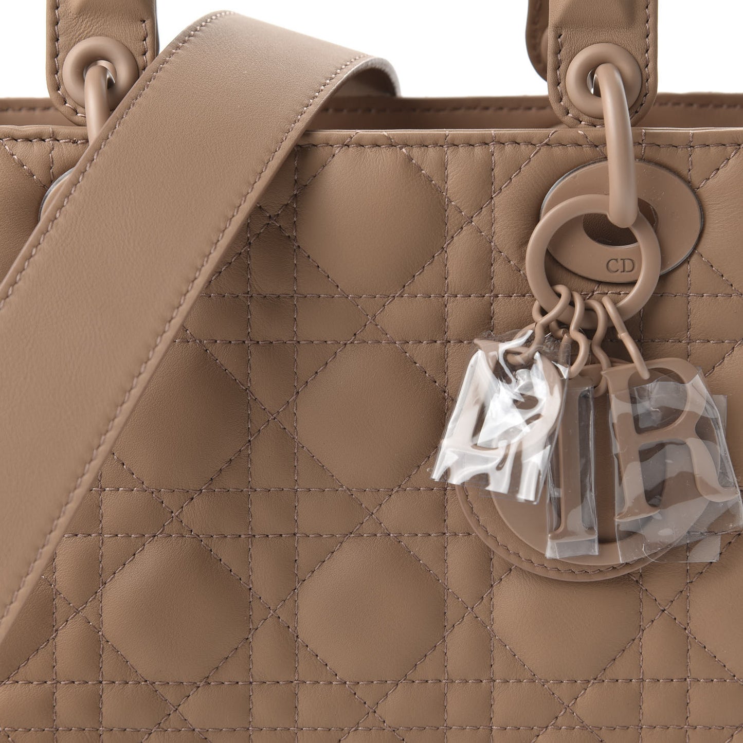 Ultra Matte Calfskin Cannage Small My ABCDior Lady Dior Beige