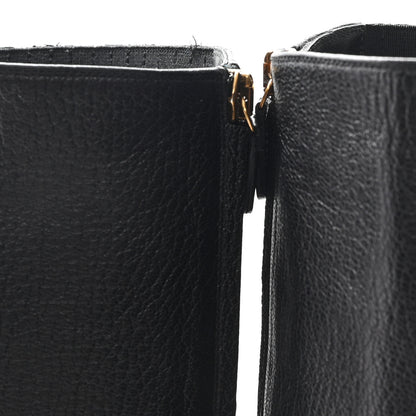 Gucci Calfskin Edith Knee High Boots 36.5 Black 10 of 10