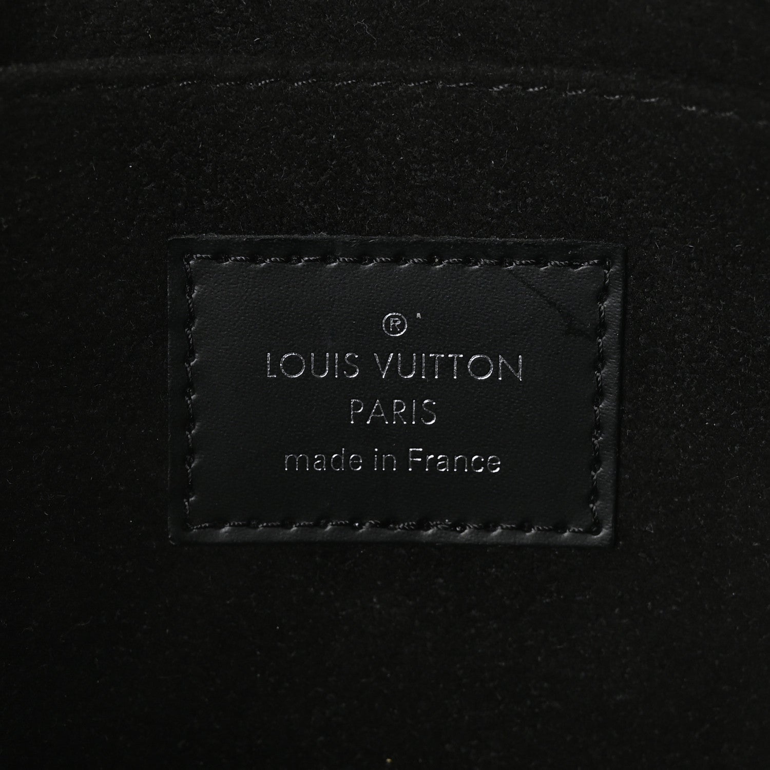 Louis Vuitton Epi Poche Documents Portfolio Case Black 5 of 6