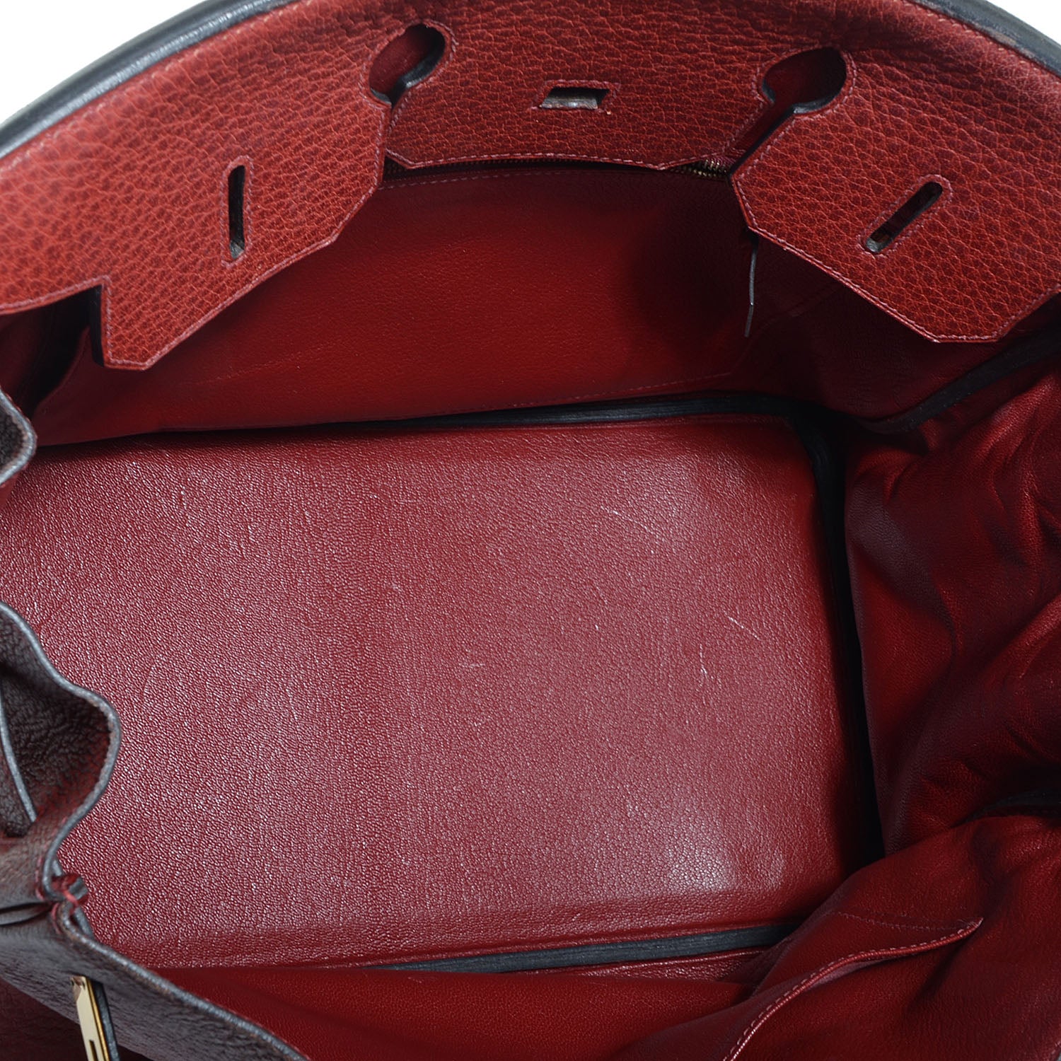 Hermes Buffle Skipper Birkin 35 Rouge H 9 of 25