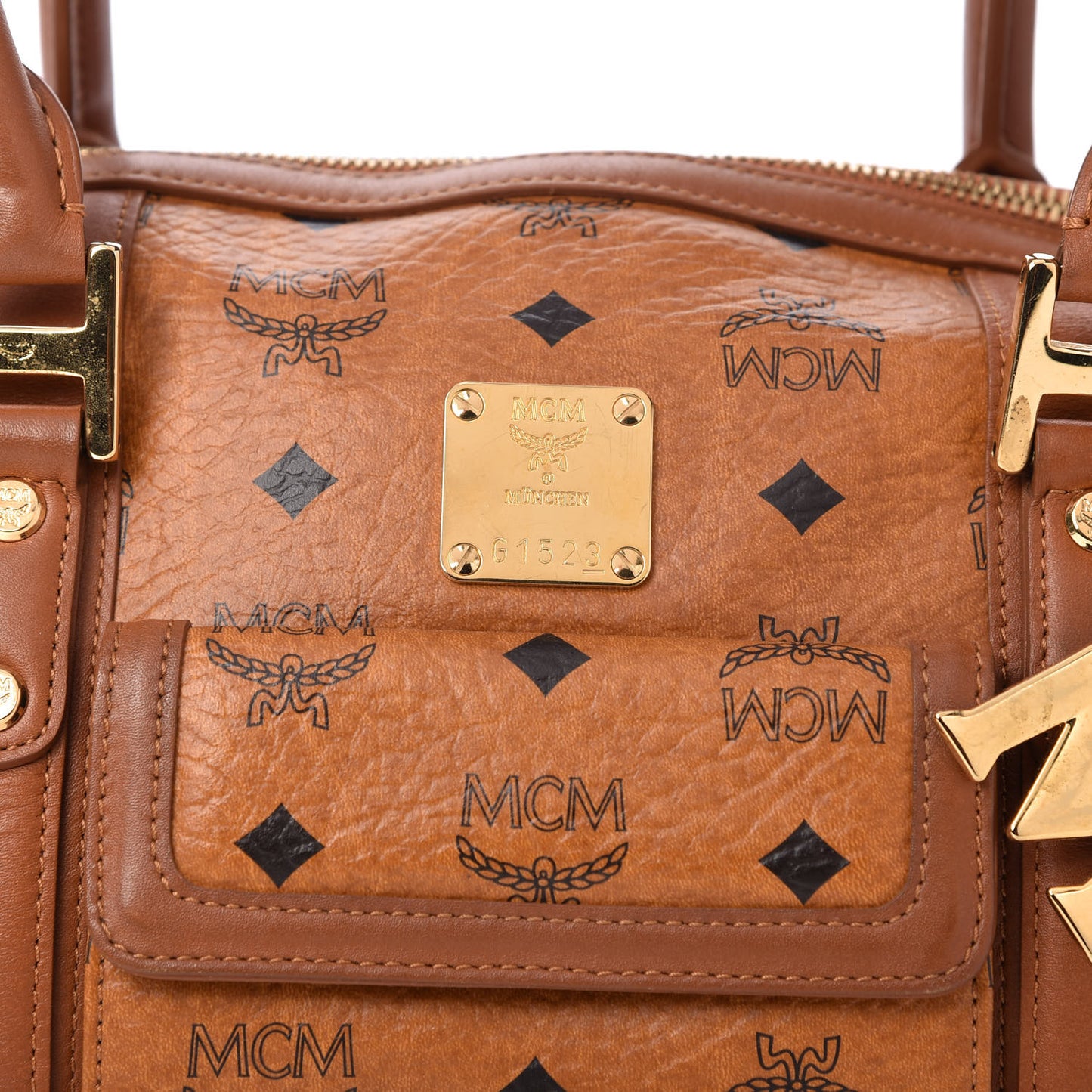 Visetos Satchel Cognac