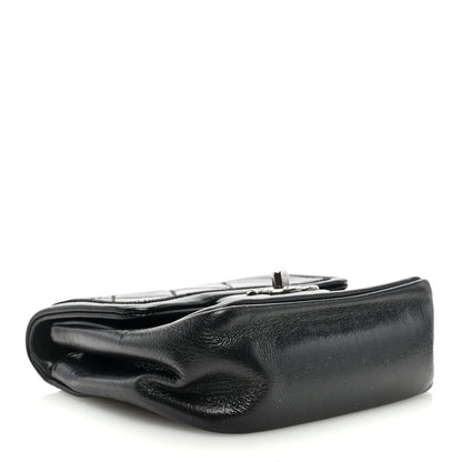 Chanel Lambskin Quilted Mini Graphic Flap Bag Black 4 of 9