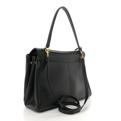 Balenciaga Natural Smooth Calfskin Medium Rodeo Top Handle Handbag Black 3 of 11