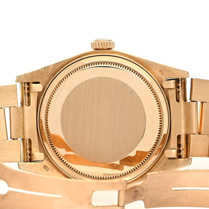 Rolex 18K Yellow Gold Diamond 36mm Oyster Perpetual Day-Date President Watch Champagne 18038 4 of 4