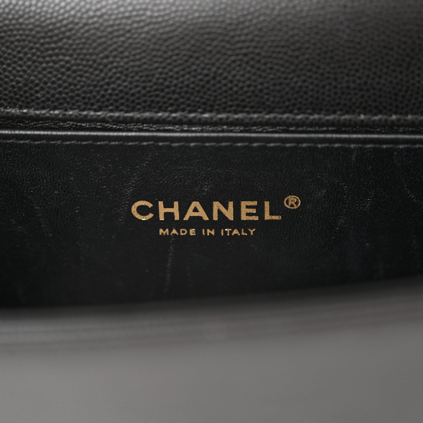 Caviar Quilted Small Boy Flap Black