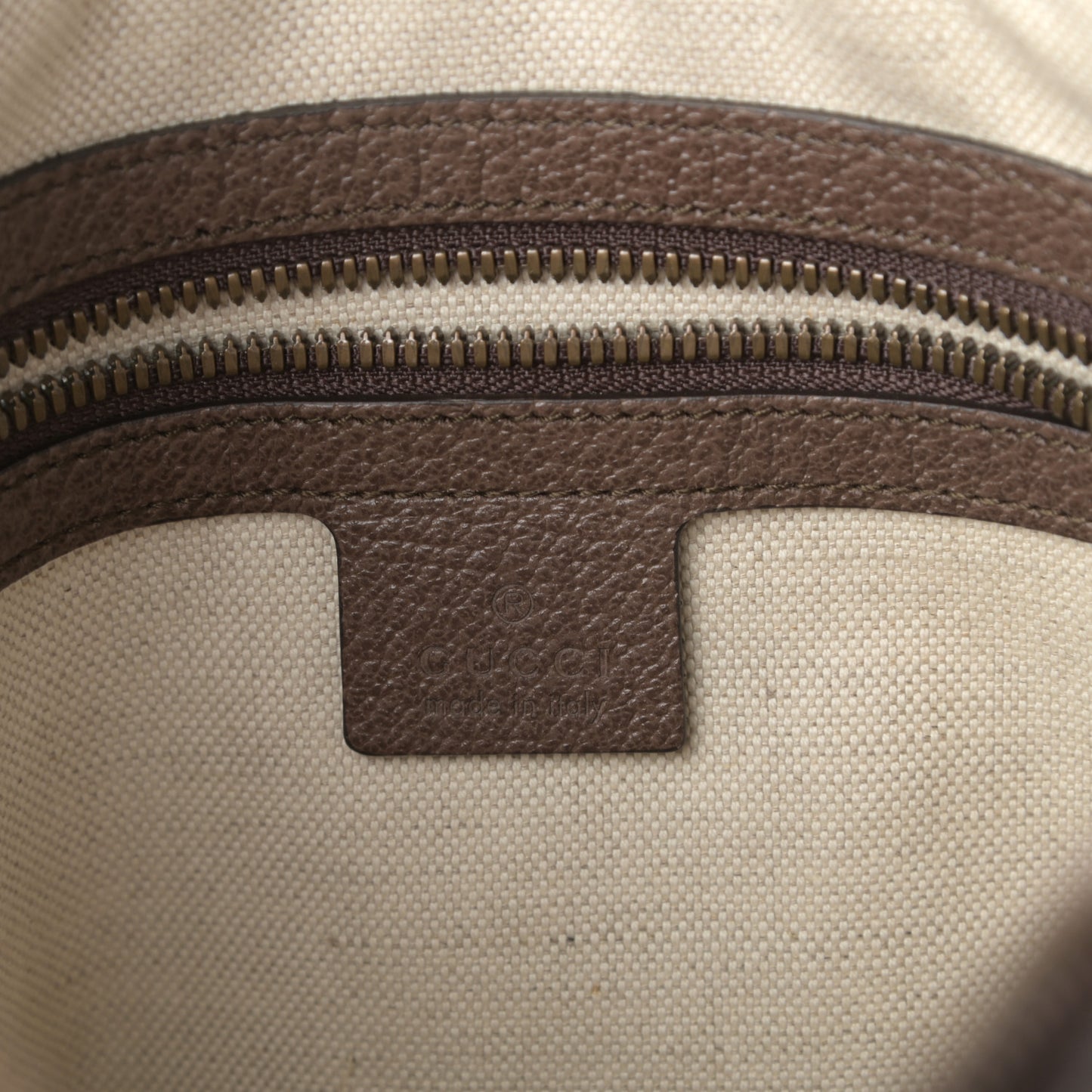 GG Supreme Monogram Web Small Ophidia Messenger Bag Brown