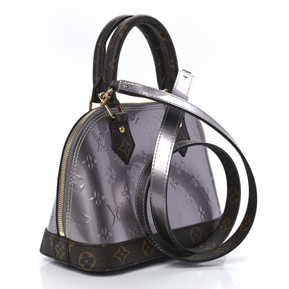 Louis Vuitton Vernis Monogram Alma BB Taupe Metallise 3 of 10