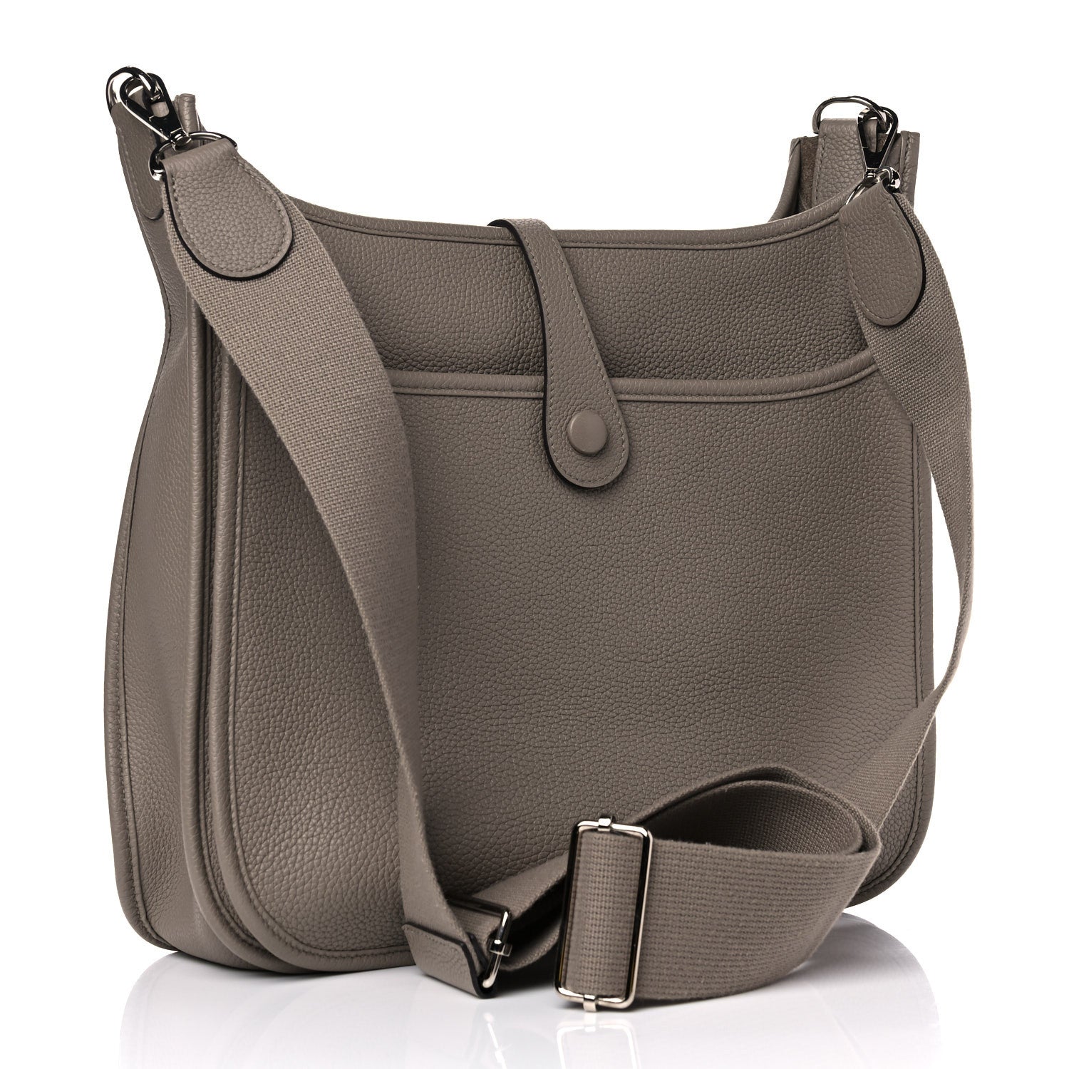 Hermes Taurillon Clemence Evelyne III PM Gris Asphalte 3 of 14