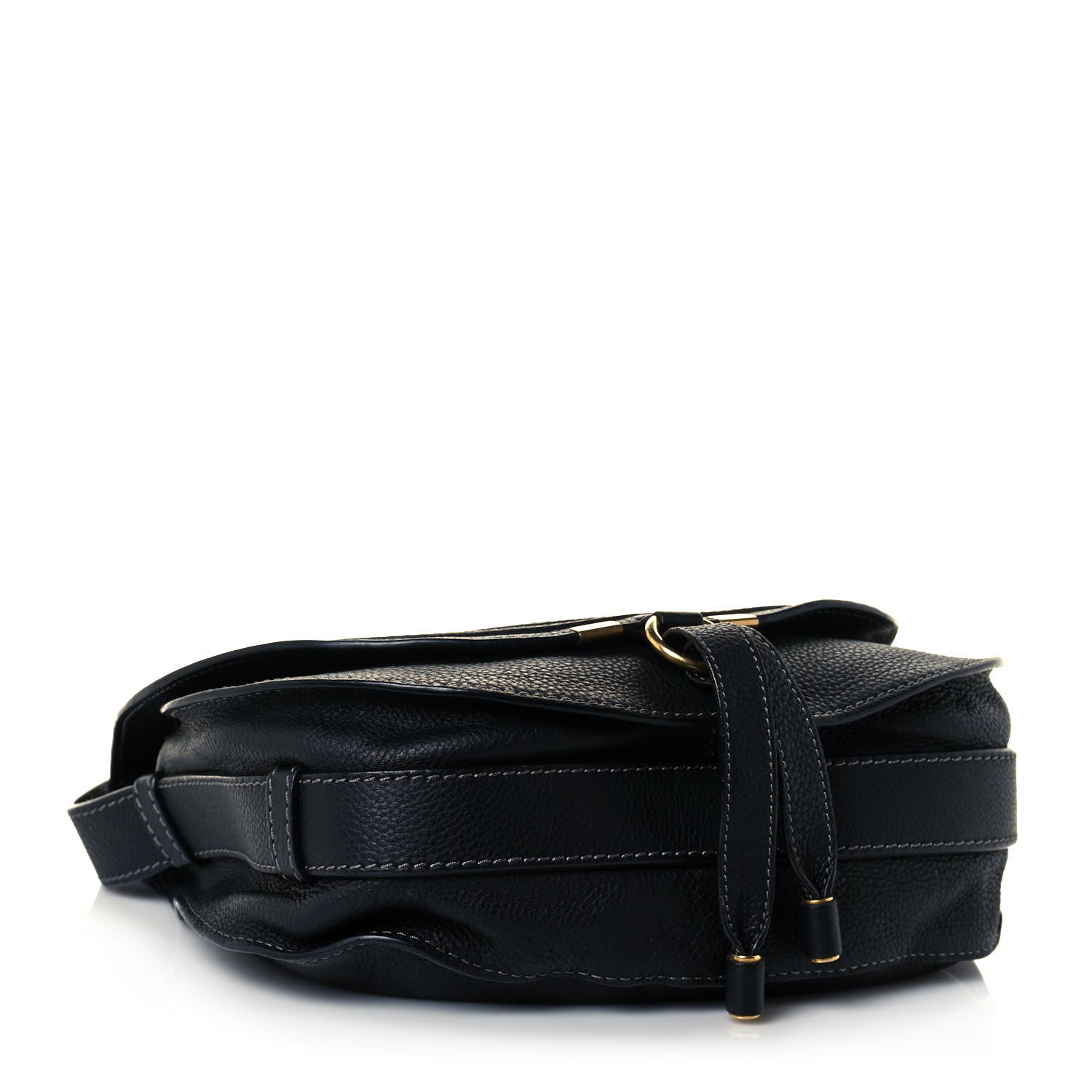 Chloe Calfskin Medium Marcie Round Crossbody Bag Black 4 of 12