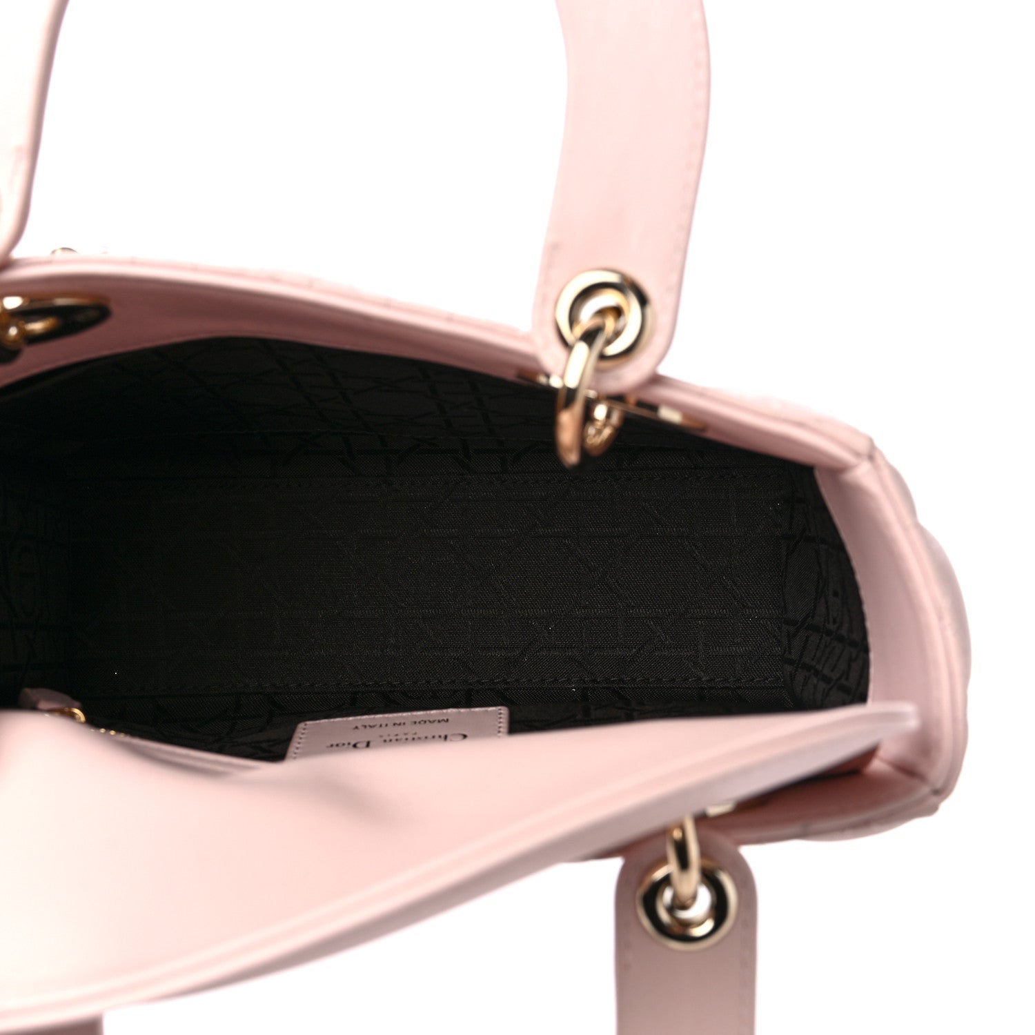 Christian Dior Lambskin Cannage Small My ABCDior Lady Dior Light Pink 5 of 10