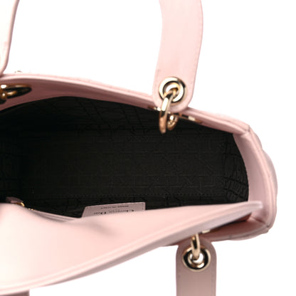Christian Dior Lambskin Cannage Small My ABCDior Lady Dior Light Pink 5 of 10