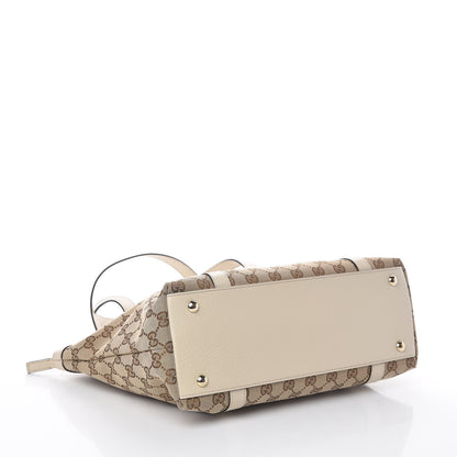 Gucci Monogram Small Abbey Tote Off White 4 of 9