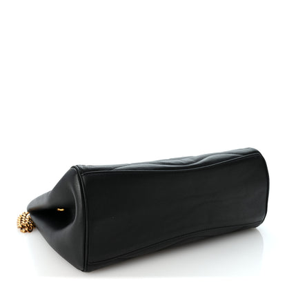 Louis Vuitton Calfskin New Wave Chain Tote Black 3 of 8