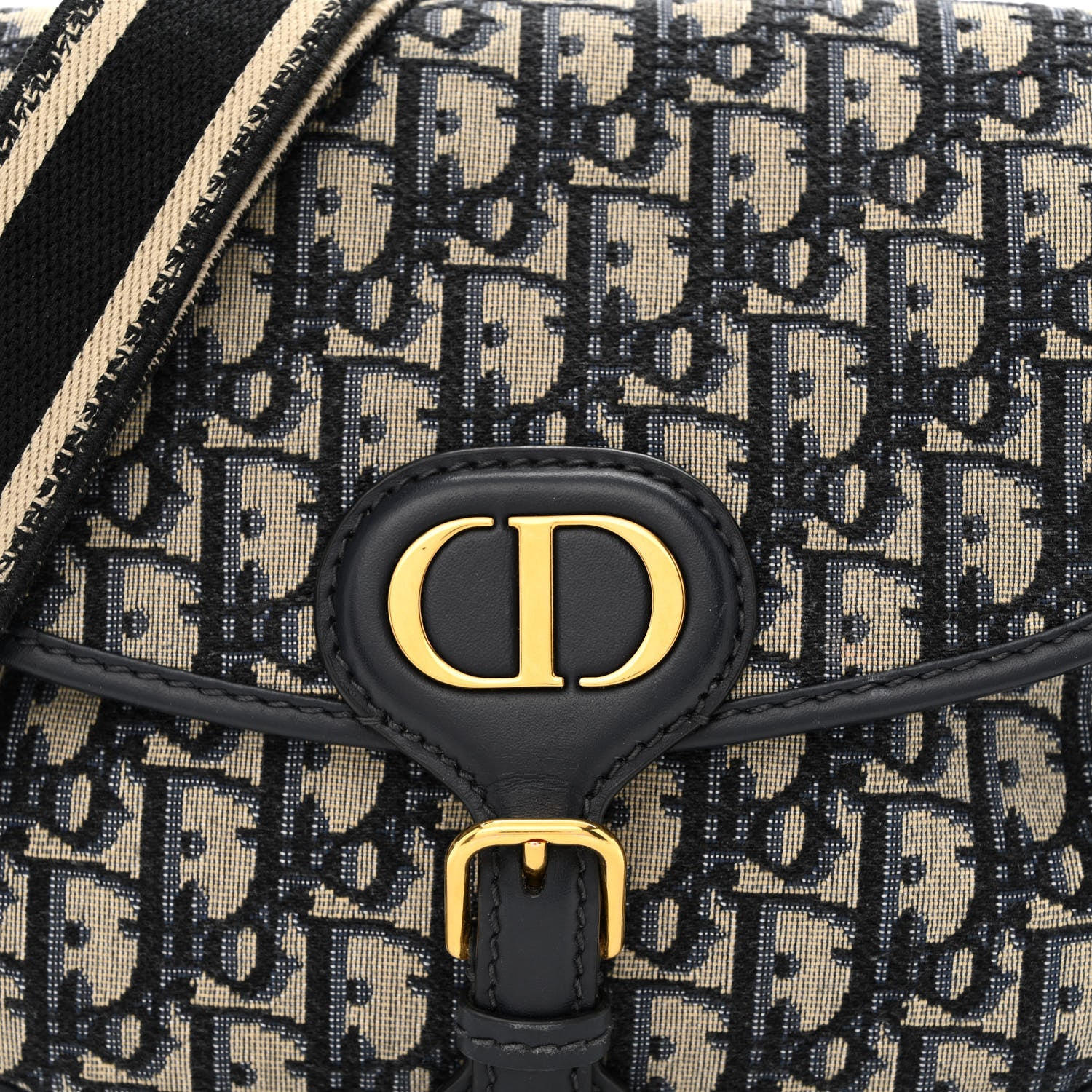 Christian Dior Oblique Medium Bobby Flap Blue 8 of 10