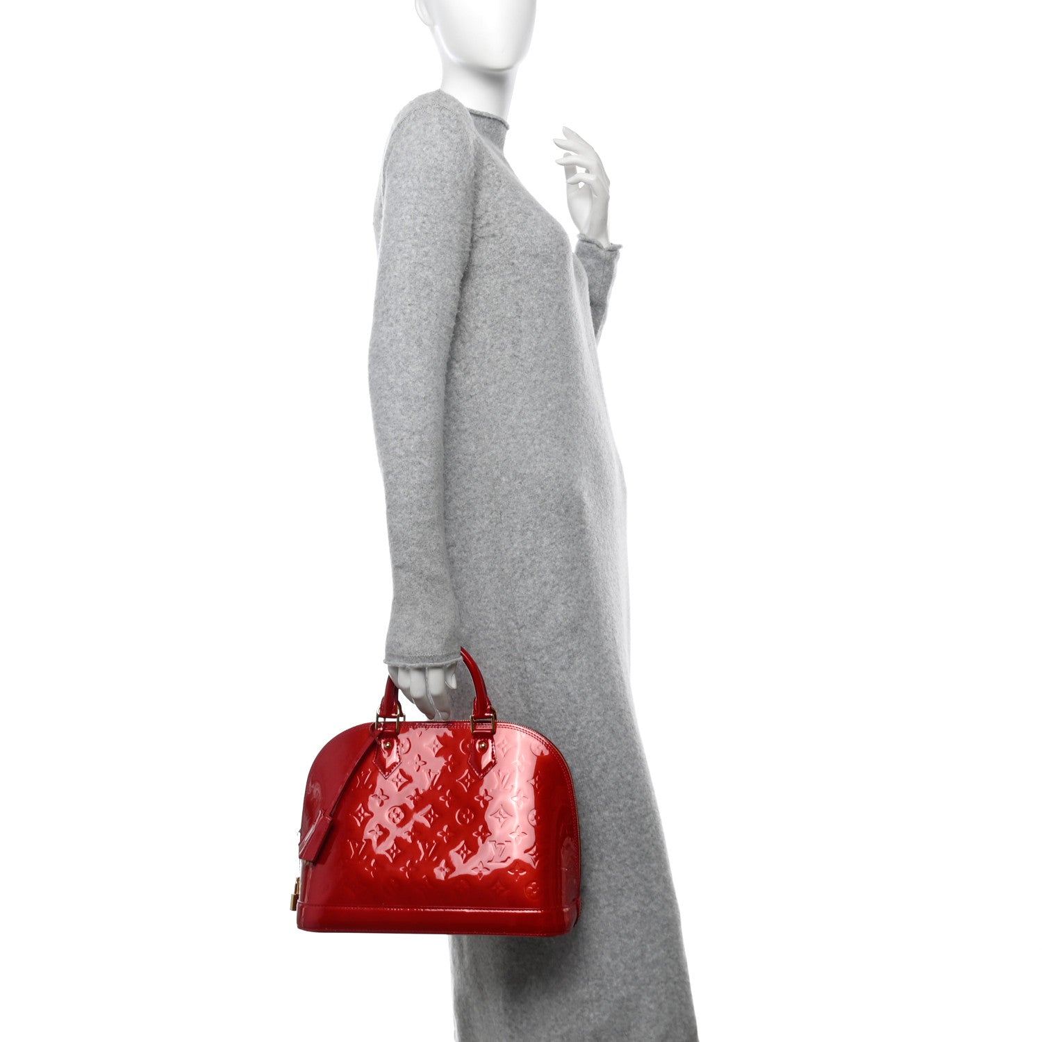 Louis Vuitton Vernis Alma PM Pomme D'Amour 2 of 10