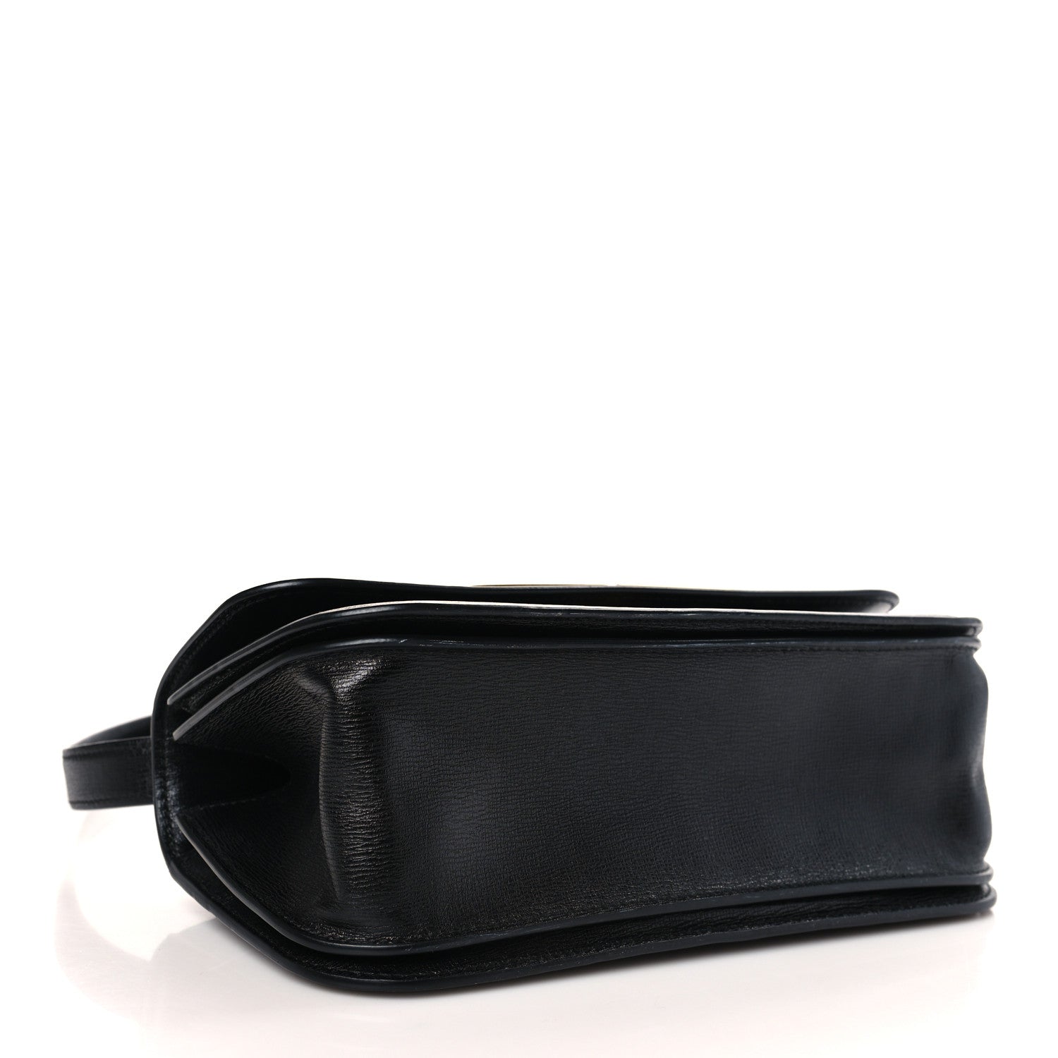 Balenciaga Calfskin Stripe Embossed Small Gossip Bag Black 4 of 9