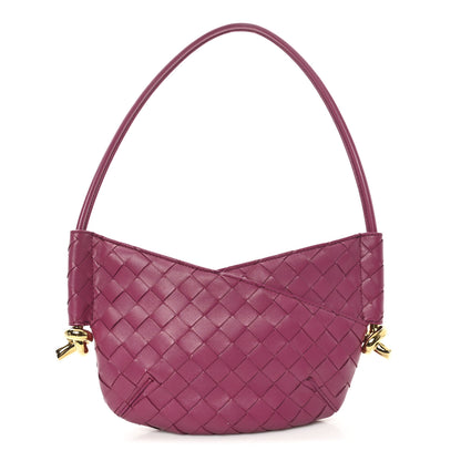 Bottega Veneta Nappa Intrecciato Mini Solstice Shoulder Bag Cinnabar 1 of 9