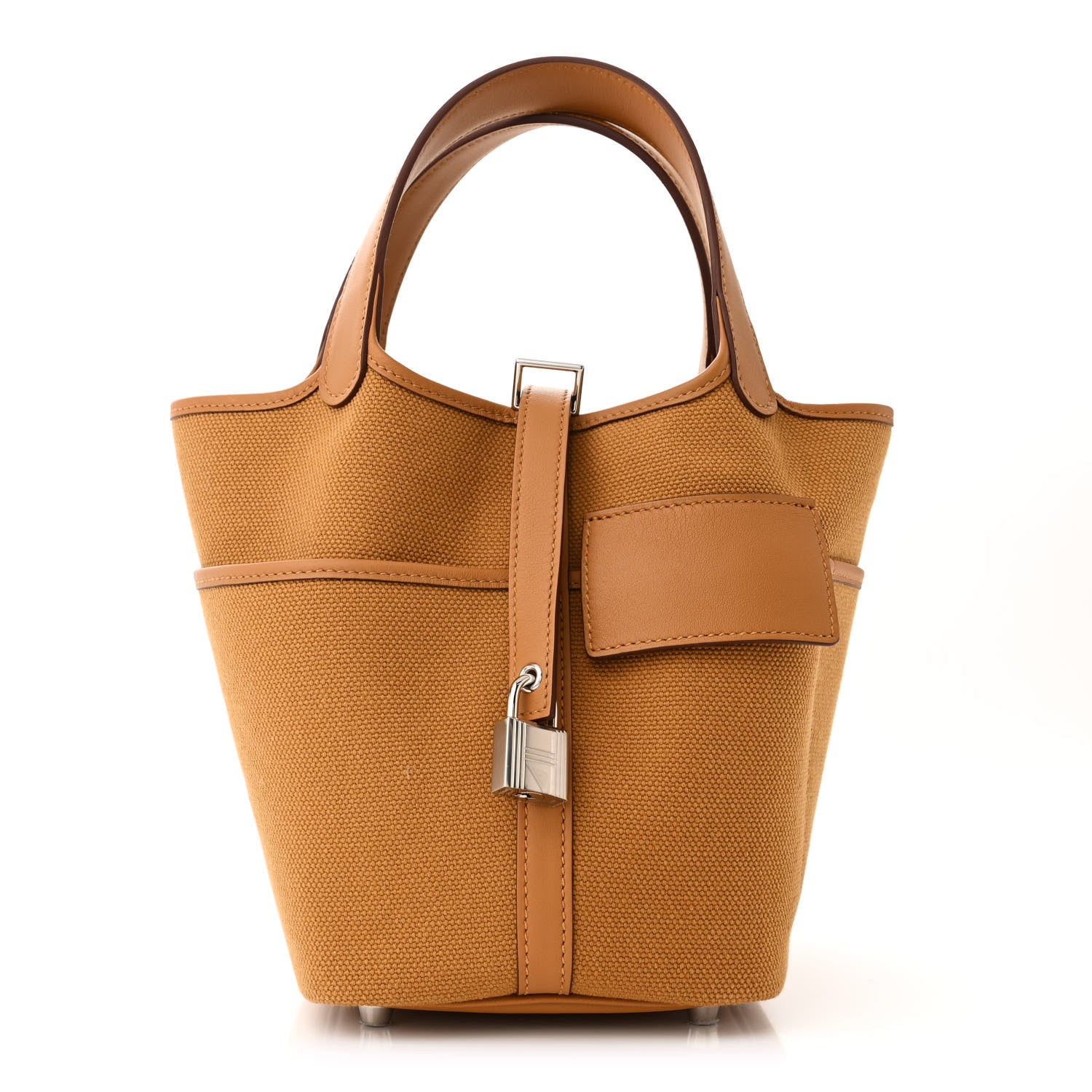 Hermes Toile Goeland Swift Cargo Picotin Lock 18 Sesame 1 of 11