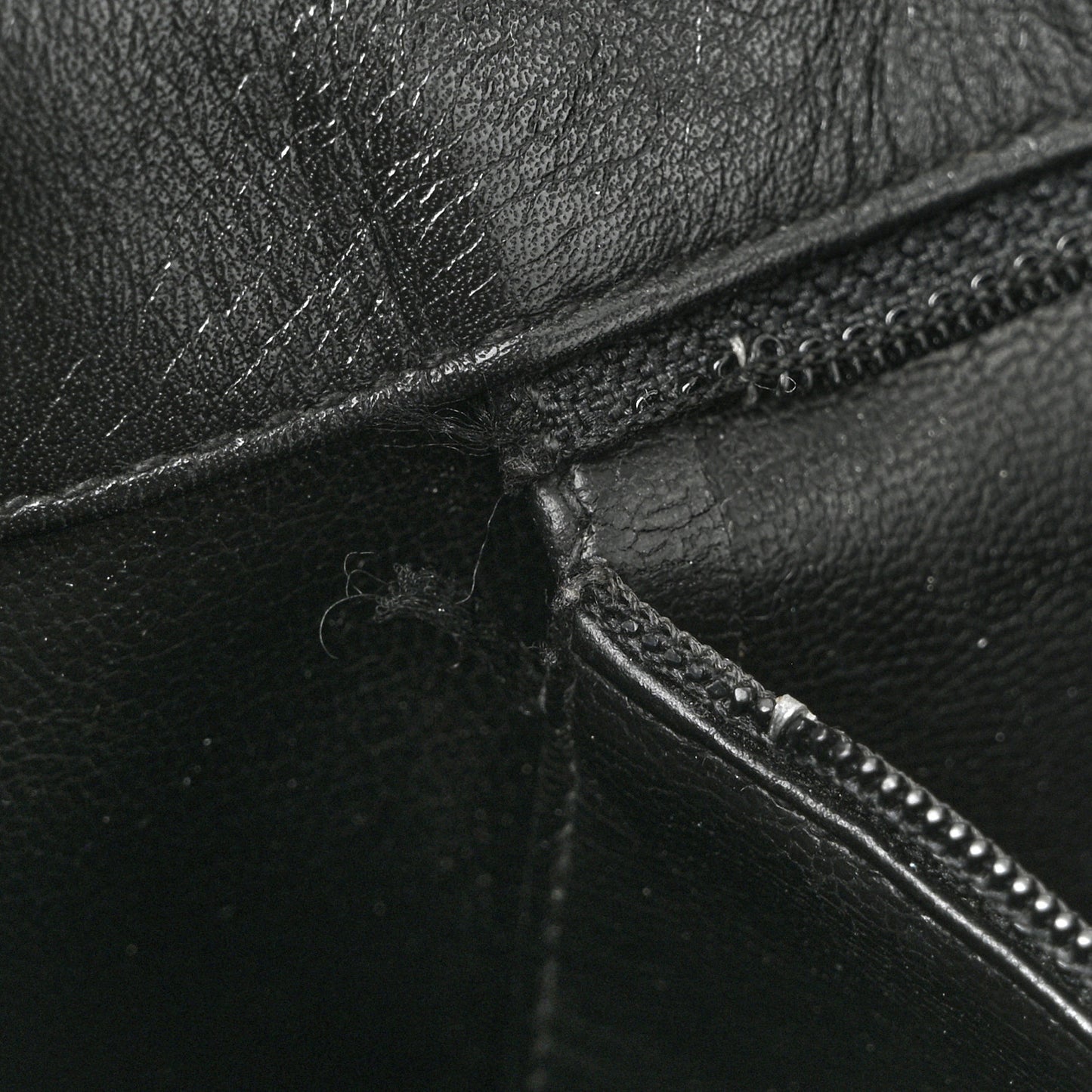 Lambskin Shopping Tote Black