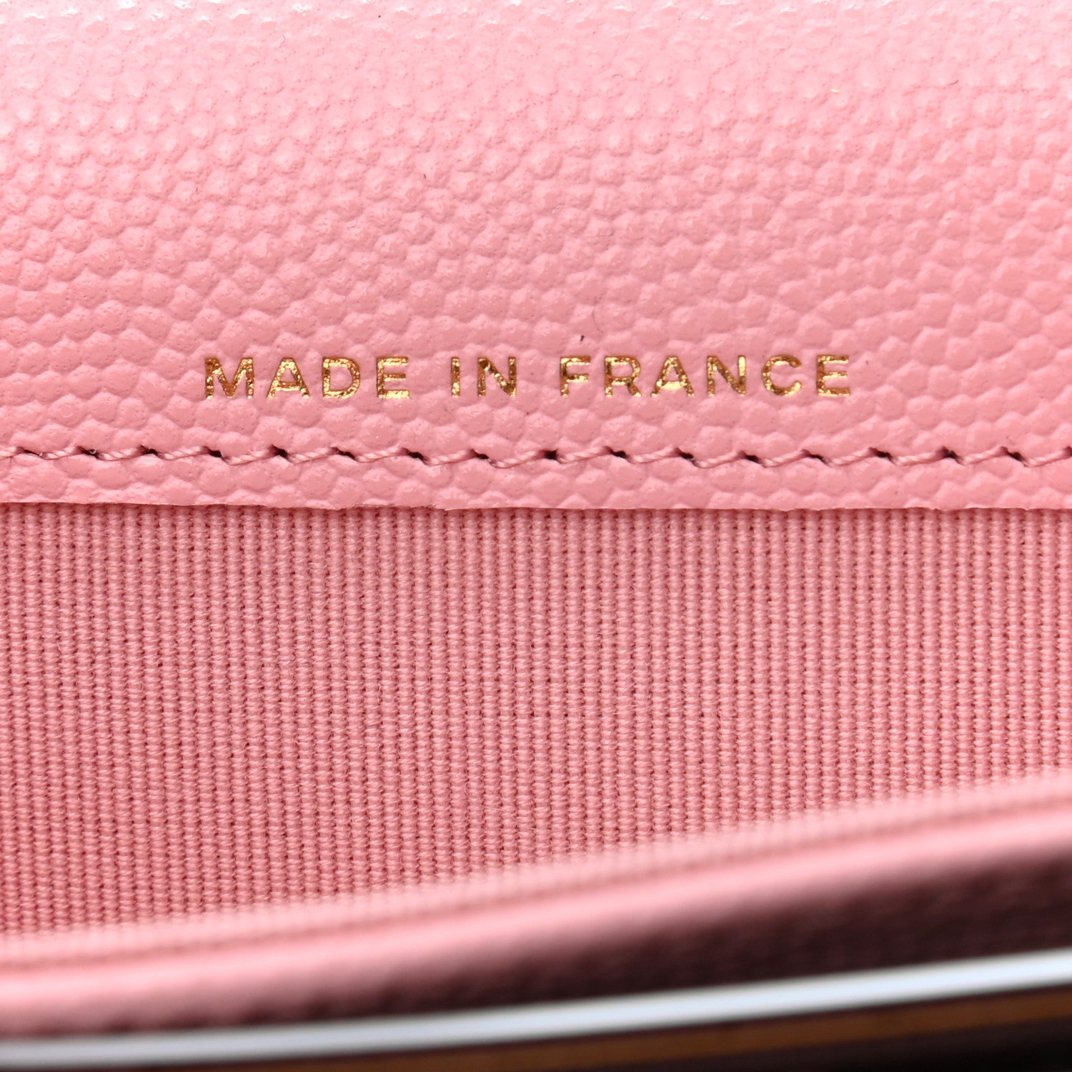 Chanel Caviar Quilted Flap Card Holder Wallet Light Pink 6 of 7
