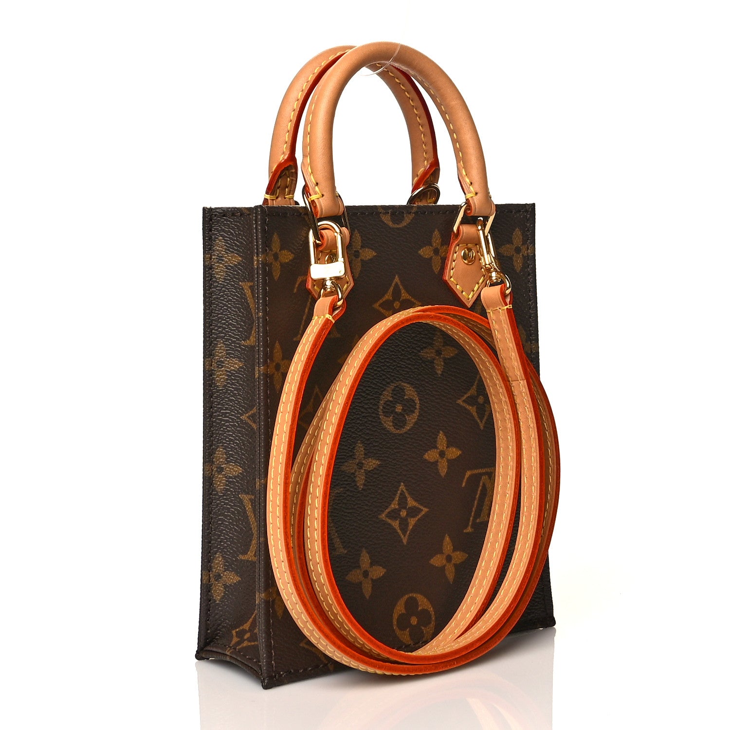 Louis Vuitton Monogram Petit Sac Plat 3 of 10