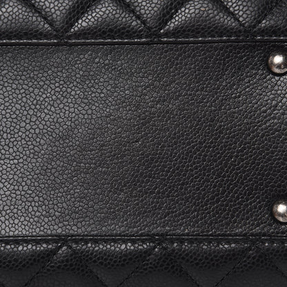 Chanel Caviar Quilted City Shopping Tote Black 12 of 14