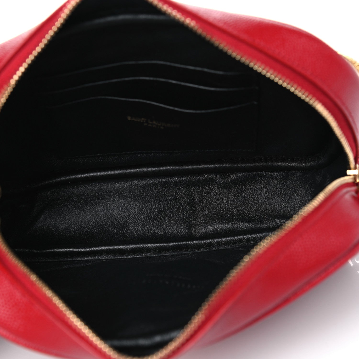 Saint Laurent Grain De Poudre Matelasse Monogram Mini Lou Camera Bag Eros Red 4 of 4