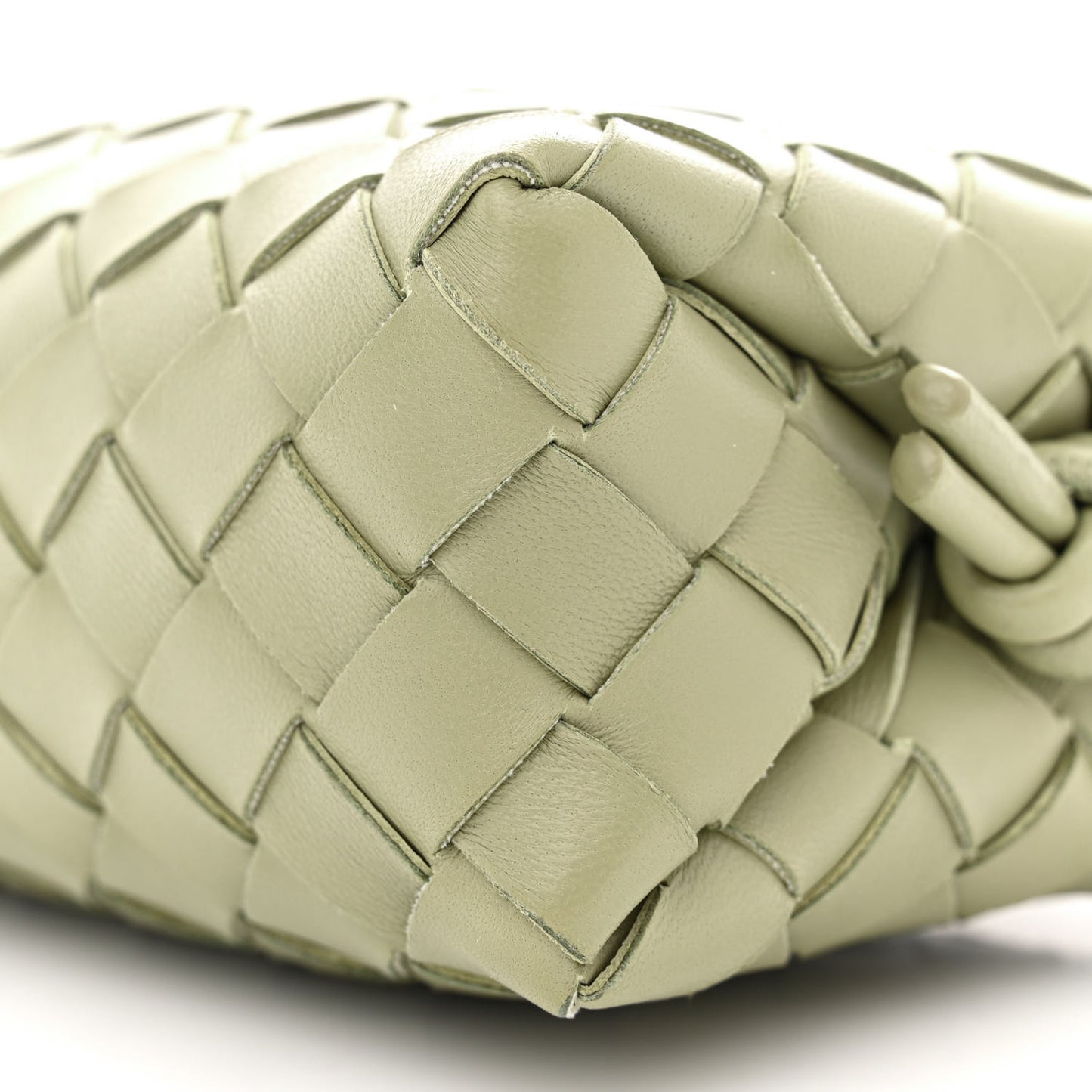 Nappa Intrecciato Mini Loop Camera Bag Travertine