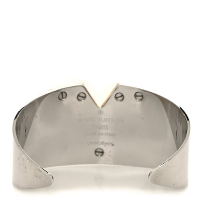 Louis Vuitton Metal Essential V Cuff Silver 3 of 4