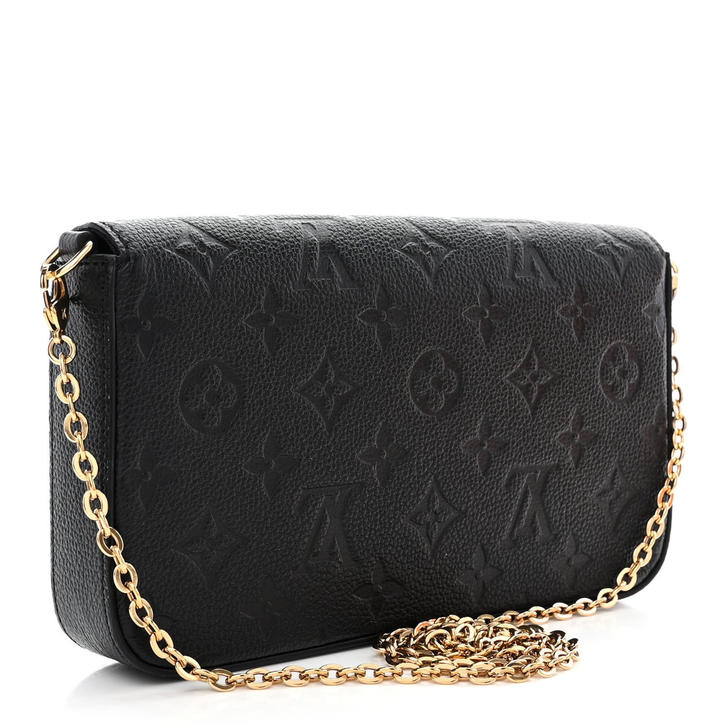 Empreinte Pochette Felicie Chain Wallet Black
