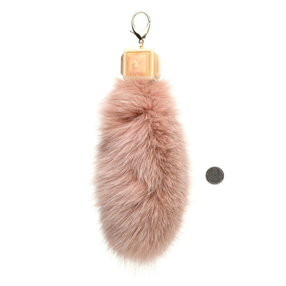 Louis Vuitton Fox Fur Foxy Key Holder Bag Charm Blush 3 of 7