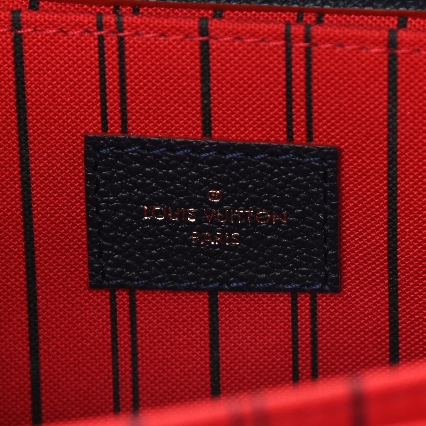 Empreinte Pochette Metis Marine Rouge