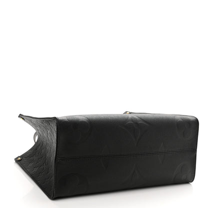 Louis Vuitton Empreinte Monogram Giant Onthego MM Black 4 of 10