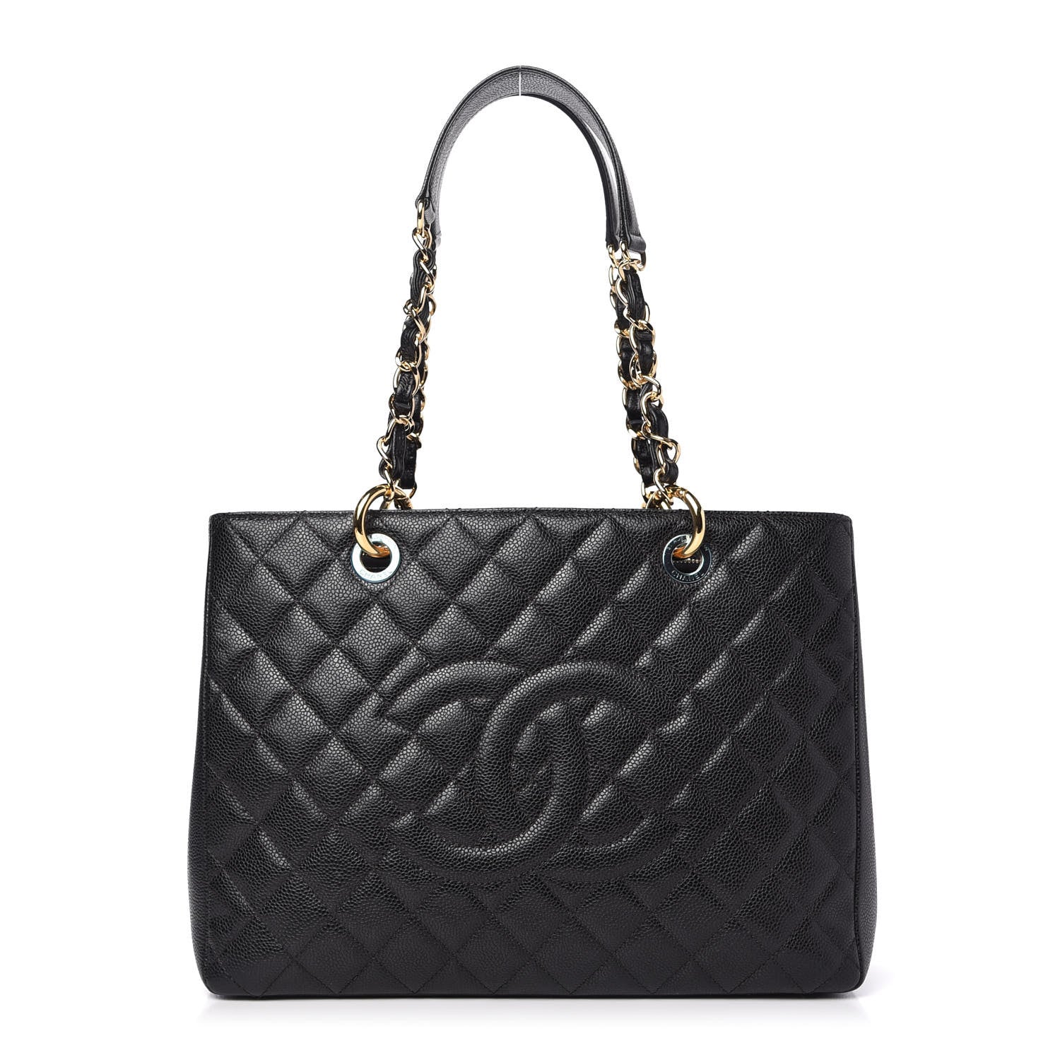 Chanel Caviar Quilted Grand Shopping Tote GST Black 1 of 11
