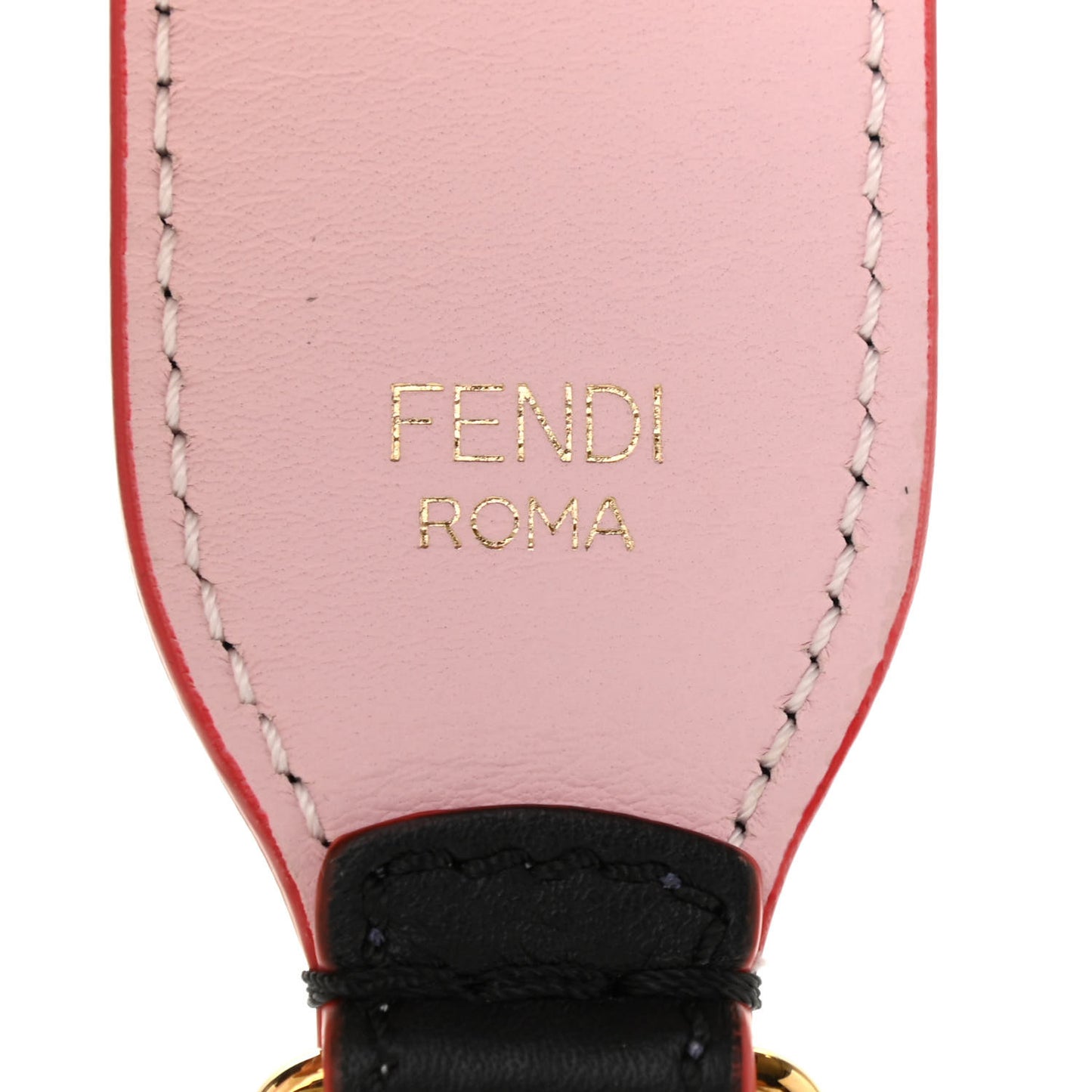 Vitello Dolce Tri-Color Buttoned Strap You Black Peonia Cuoio