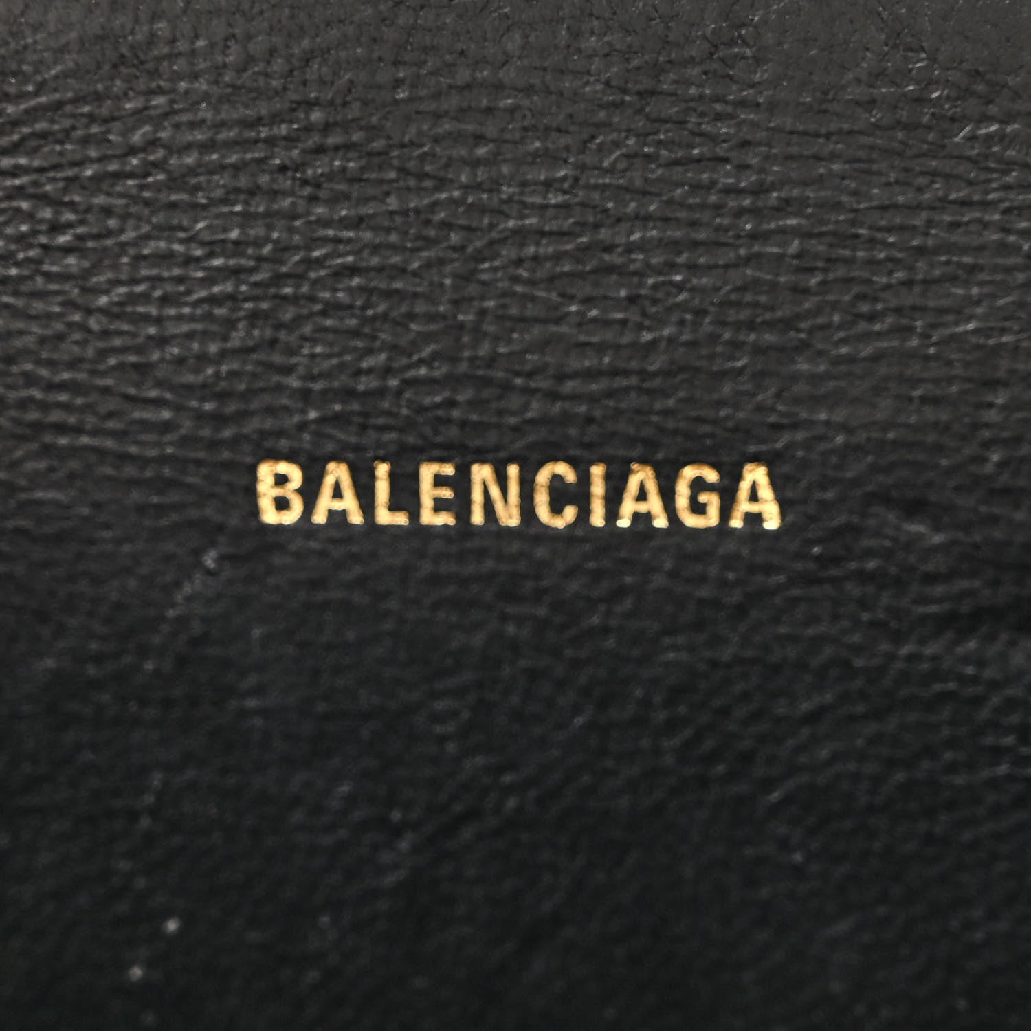 Balenciaga Metallic Calfskin Crocodile Embossed Hourglass Top Handle Bag XS Gold 6 of 12