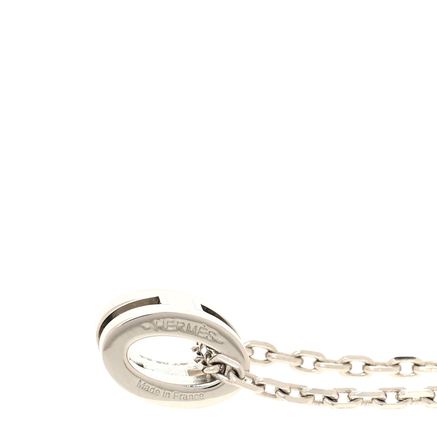 Palladium Mini Pop H Pendant Necklace Rose Dragee