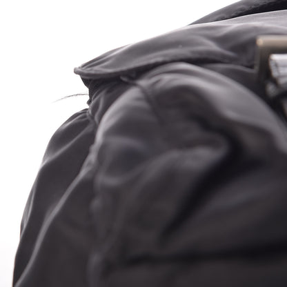 Prada Nylon Vela Medium Backpack Black 10 of 12