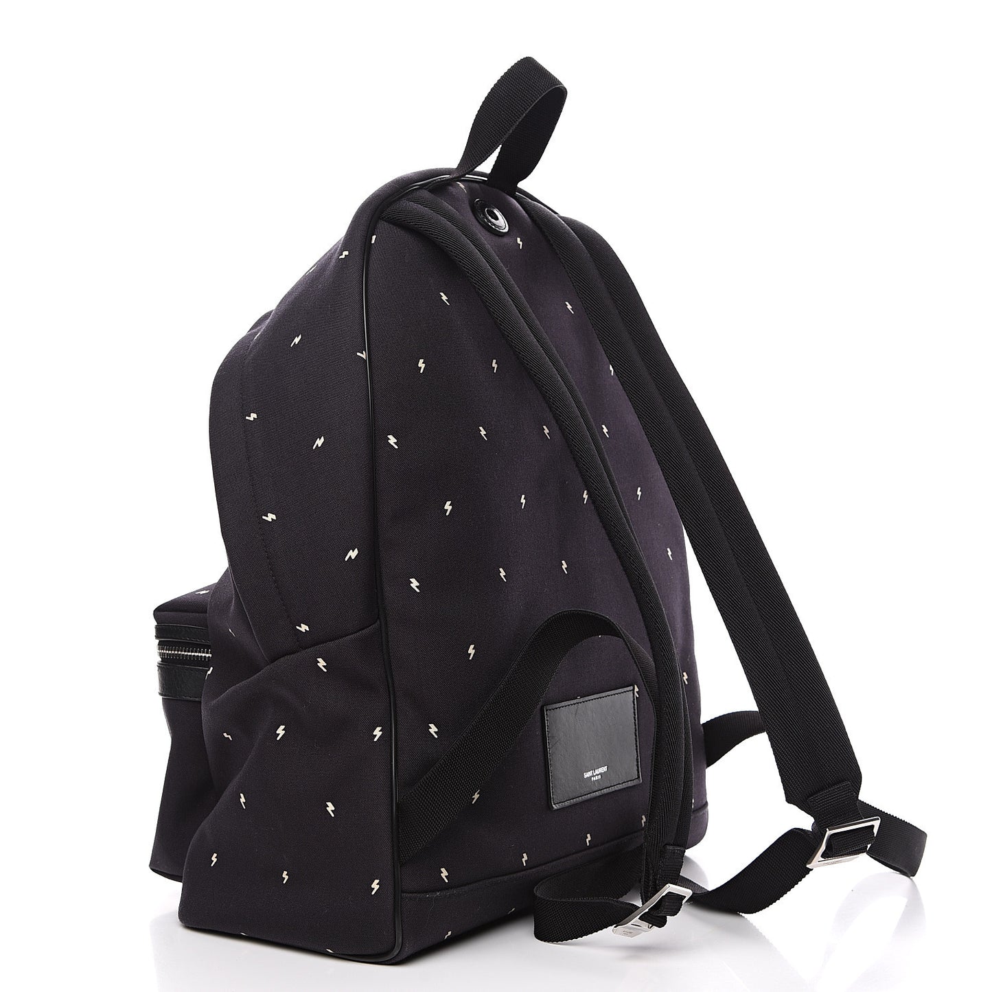 Canvas Lightning Bolt City Backpack Navy